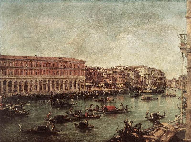  The Grand Canal at the Fish Market (Pescheria) dg
